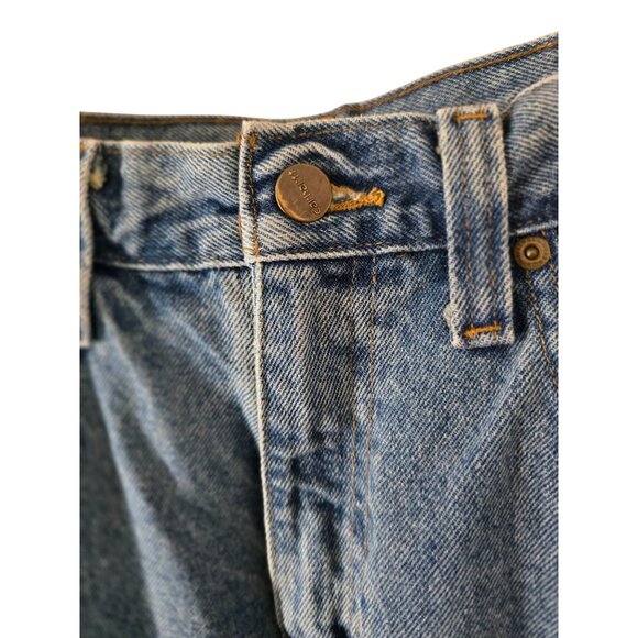 Carhartt Mens Relaxed Fit Blue Denim Jeans Size 34x34  Workwear B460 LVB - Picture 4 of 7